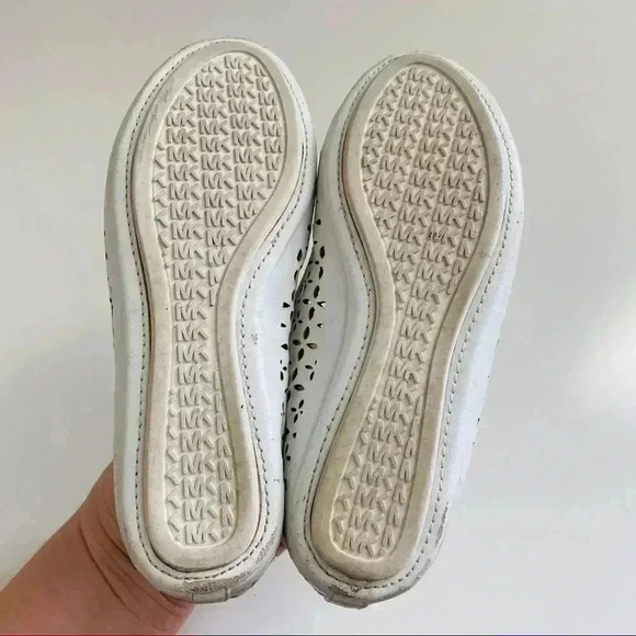 Micheal Kors White Flats - Picture 4 of 5